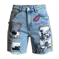 Chaos Denim Shorts